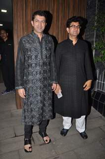 Kunal Kohli and Prasoon Joshi at Aamir Khan's Diwali Bash