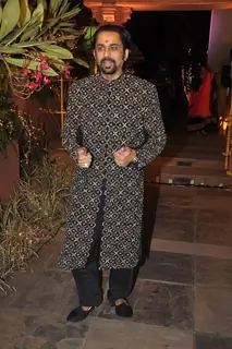 Anuj Saxena was at Sachin Joshi's Diwali Bash