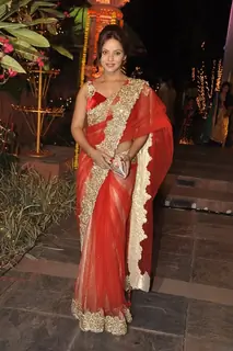 Neetu Chandra was seen at Sachin Joshi's Diwali Bash