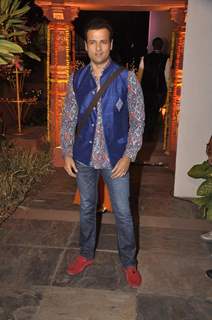 Rohit Roy poses for the media at Sachin Joshi's Diwali Bash