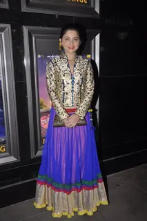 Sonalee Kulkarni was at the Special Screening of Pyar Vali Love Story