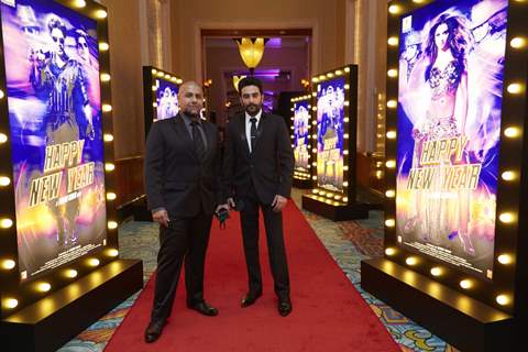 Vishal Shekhar were at the World Premiere of Happy New Year in Dubai
