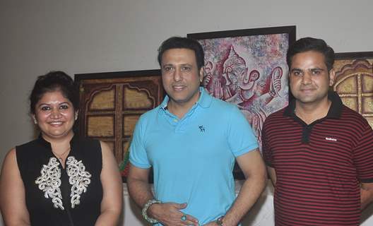 Govinda was seen at the Special Art Show Preview