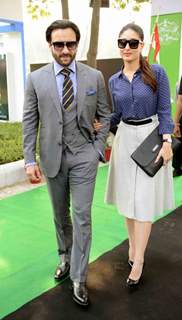 Saif Ali Khan and Kareena Kapoor was at the Bhopal Pataudi Polo Cup 2014