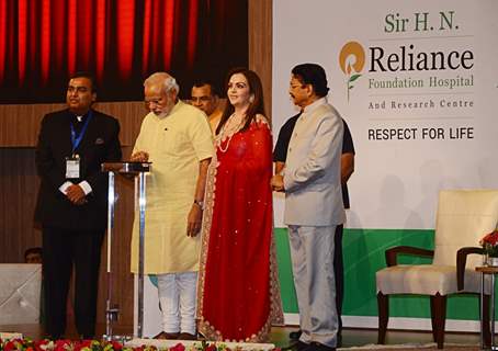 Launch of HN Reliance Foundation Hospital by Narendra Modi