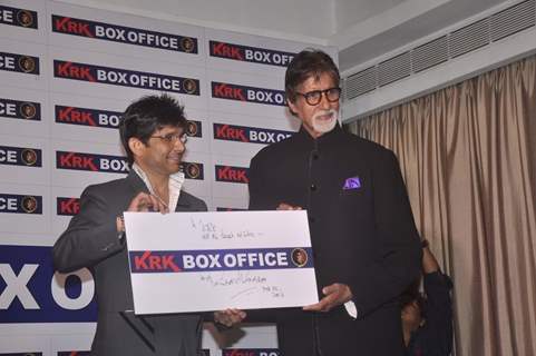 Amitabh Bachchan inaugurates KKR's Box Office Website