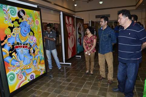 Rishi Kapoor was snapped at a Special Art Show Preview