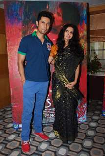 Randeep Hooda and Nandana Sen pose for the media at Rang Rasiya Media Interactions