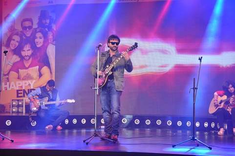 Saif Ali Khan performs at the Music Launch of Happy Ending