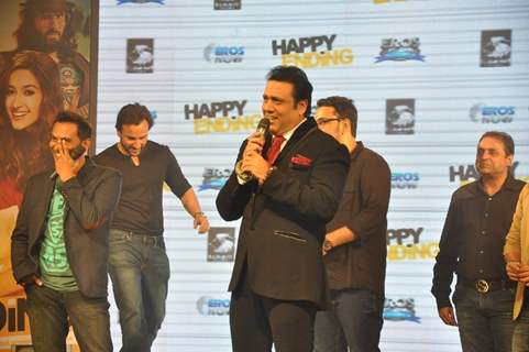 Govinda addresses the Music Launch of Happy Ending