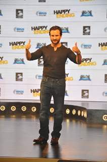 Saif Ali Khan was at the Music Launch of Happy Ending