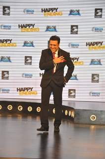 Govinda was seen at the Music Launch of Happy Ending