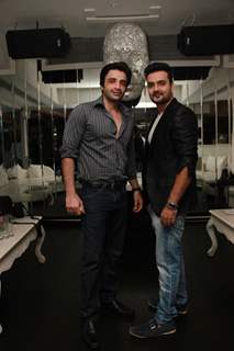 Puneet Sachdev and Micckie Dudaaney snapped at Team Mumbai Warrior's Surprise Bash