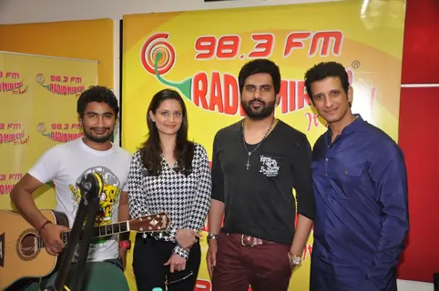 Team Super Nani for Promotions of at Radio Mirchi