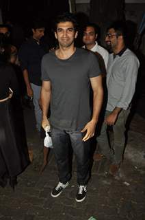 Aditya Roy Kapur poses for the media at Nido Halloween Bash