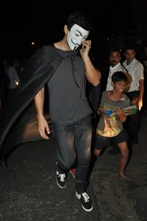 Aditya Roy Kapur was snapped at Nido Halloween Bash