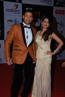 Sangram Singh & Payal Rohatgi at the ITA Awards 2014