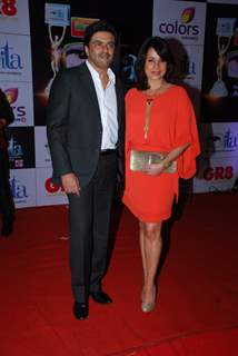 Sameer Soni & Neelam Kothari were seen at the ITA Awards 2014