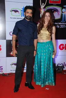 Eijaz Khan was seen at the ITA Awards 2014
