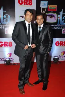 Chandan Parbhakar & Rajiv Thakur were at the ITA Awards 2014