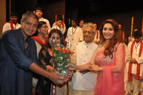 Madhuri Dixit Nene felicitated at her kids Music Function