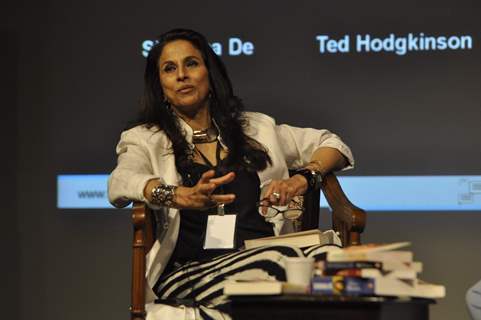 Shobha De snapped at Tata Lit Fest