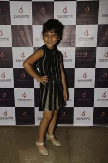 Palak Dey poses for the media at Shashi Sumeet Production Bash