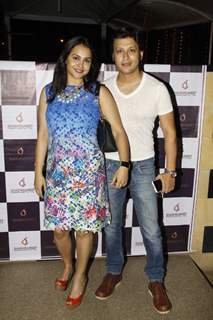 Arjun Punj with wife Gurdeep Kohli at Shashi Sumeet Production Bash