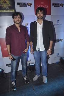 Aryan Pandit and Neeraj Malviya at the Launch of BCL Team Mumbai Warriors