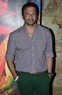 Atul Kasbekar poses for the media at the Special Screening of Rang Rasiya