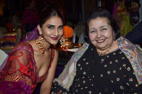 Vaani Kapoor with Pamela Chopra at The Royal Fable Show