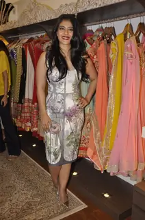 Kajol beautifully poses for the media at Malaga Bespoke Store Launch