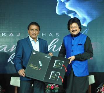 Sunil Gavaskar and Pankaj Udhas Launch the Album 'Khamoshi Ki Aawaz'