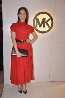 Tammanah poses for the media at Michael Korrs Store Launch