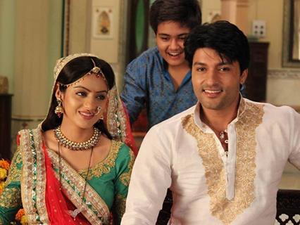 Anas Rashid with Deepika Singh and Aryan Sharma