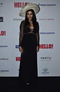 Nisha Jamwal poses for the media at Hello! Hall of Fame