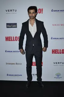 Freddy Daruwala poses for the media at Hello! Hall of Fame