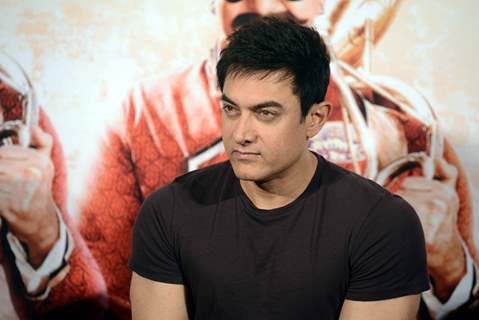 Aamir Khan snapped at the Song Launch of P.K.