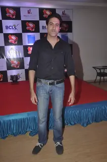 Sumeet Sachdev poses for the media at the Jersey Launch of BCL Team Jaipur Raj Joshiley