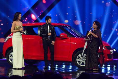 Gauahar Khan, Himmesh and GM of Maruti Suzuki Swift on India's Raw Star