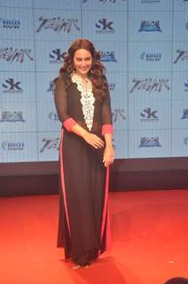 Sonakshi Sinha poses for the media at the Trailer Launch of Tevar