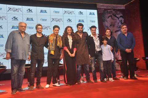 Team of Tevar poses for the media at the Trailer Launch