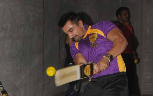 Ajaz Khan was at BCL Team Rowdy Banglore's Practice Sessions