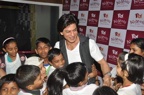 Shahrukh Khan greets his young fans at KidZania