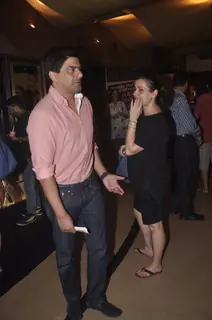 Sameer Soni and Neelam Kothari snapped at the Screening of Garam Hawa