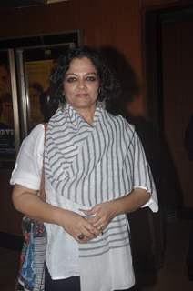 Tanvi Azmi poses for the media at the Screening of Garam Hawa