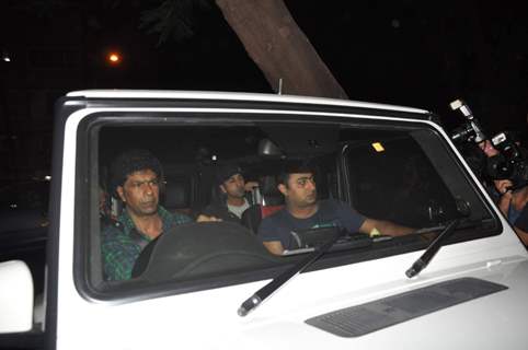 Ranbir Kapoor was snapped outside Ravi Chopra's house