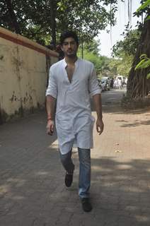 Mohit Marwah was snapped at Ravi Chopra's Funeral