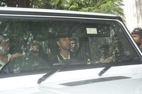 Ranbir Kapoor reached Ravi Chopra's Funeral to pay respect to the departed soul