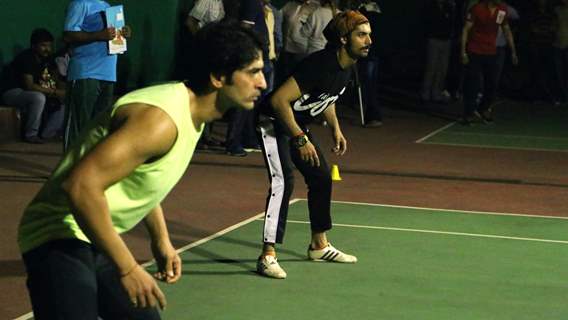 Hiten Tejwani & Ssharad Malhotra were at the Practise Sessions of BCL Team Kolkata Baabu Moshayes